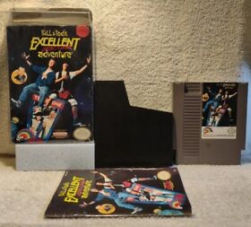 Bill & Ted's Excellent Video Game Adventure - (NES, 1991) *CIB* VGC* FREE SHIP!