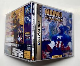 Replacement Game Case Only - Marvel Superheroes - Sega Saturn Japan