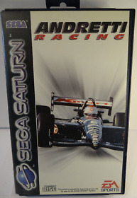 Andretti Racing Sega Saturn verpackt PAL-Spiel.