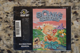 Bonk's Adventure Nintendo NES Video Game Manual Only