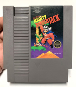 Mighty Bomb Jack Nintendo NES Authentic Cartridge only by Tecmo Flat Top 5 Screw