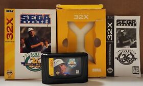 Golf Magazine 36 Great Holes Fred Couples Sega 32x Game Complete