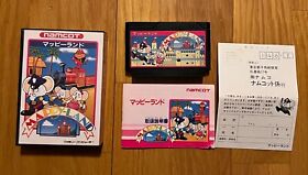 Mappy-Land Famicom Nintendo Japan Namco NES 1986