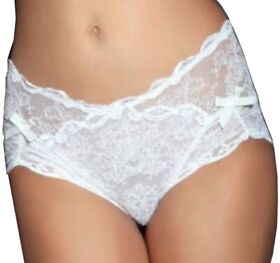 AGENT PROVOCATEUR SEXY WHITE LOVE SHORT STYLE BRIEF SIZE AP 1 XSMALL UK 6-8 BNWT