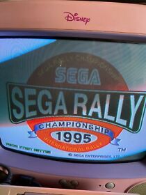 Sega Saturn SEGA RALLY Championship 1995 TOYOTA LANCIA & Car Racing GAME JAPAN