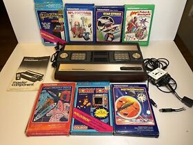 Vintage Mattel Intellivision Arcade Game Console Model With 7 Games Tested