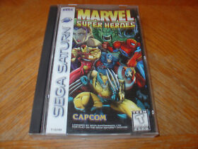 Marvel Super Heroes (Sega Saturn, 1997) Complete Authentic Mint Tested