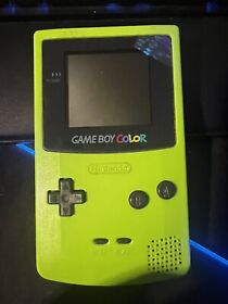 Nintendo Gameboy Color GBC Kiwi Lime Green CGB-001 - Tested and Working