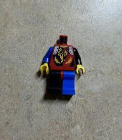 Dragon Master Torso RED 6076  1794 Knight Castle Vintage LEGO Minifigure