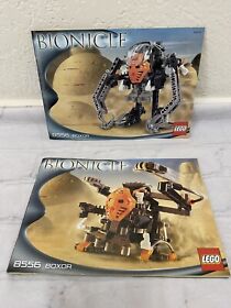2X LEGO Bionicle Boxor 8556 Instructions Only R10828