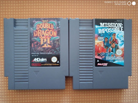 lotto nintendo nes pal A - double dragon 3 + mission impossible