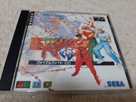 Final Fight CD Sega Mega CD Tasted Japan