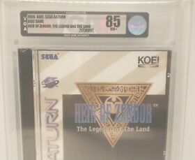 Heir of Zendor The Legend and Land (Sega Saturn) New, Sealed - VGA Graded 85 NM+