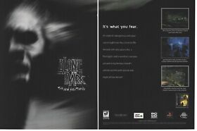 Alone In The Dark Print Ad/Poster Art Playstation Dreamcast PC (B)