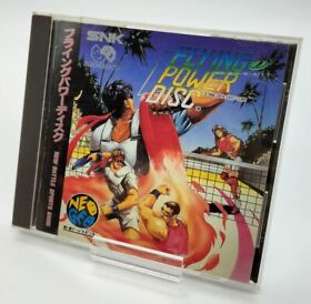 Flying Power Disc Neo Geo CD Japan Action Adventure Battle Sports Game 1994 Rare