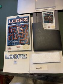 Loopz NES Nintendo Tested Authentic CIB