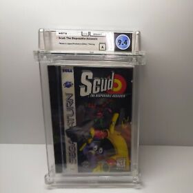 Scud: The Disposable Assassin Sega Saturn New Factory Sealed WATA GRADED A 9.4!!