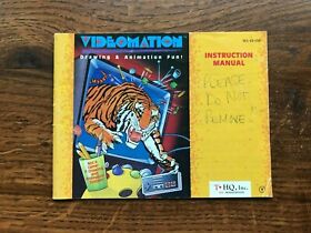 Videomation Video Mation Nintendo NES Instruction Manual Only