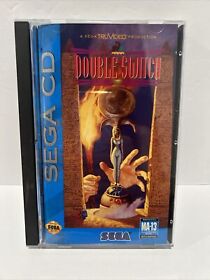 Double Switch (Sega CD, 1993) Complete CIB Manual Reg Card Foam Tested Game