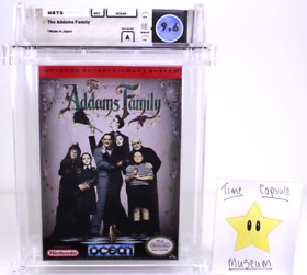 The Addams Family Nintendo NES Nuevo Sellado WATA VGA CGC Grado 9.6 A Nuevo en Caja Como Nuevo