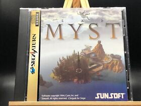 Myst w/spine (Sega Saturn,1995) from japan