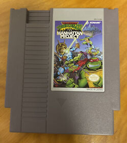 Teenage Mutant Ninja Turtles TMNT III 3 The Manhattan Project Nintendo NES 