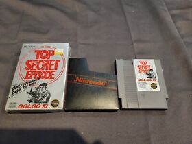 Golgo 13: Top Secret Episode for Nintendo NES In Box Great Shape