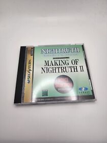 Making of Nightruth 2 Sega Saturn - Japan Region Title - USA Seller