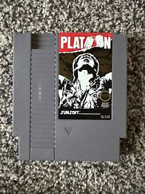 Platoon Video Game NES Nintendo Entertainment System 1987 Authentic TESTED
