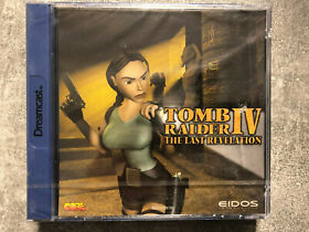 Dreamcast Tomb Raider IV 4 The Last Revelation NUOVO e IMBALLO ORIGINALE