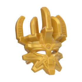 NEW! LEGO Bionicle Pearl Gold Bionicle Mask of Creation for Ekimu the Mask Maker
