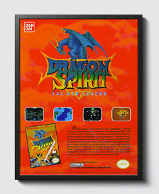 Dragon Spirit The New Legend Nintendo NES Glossy Promo Poster Unframed G1520