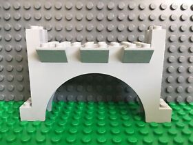 LEGO Light Bluish Gray Brick, Arch 4 x 12 x 6 w/ Grooves 8781 7094 10176 castle