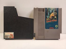 Super Pitfall NES Authentic Cart, Cleaned & Working! Nintendo  CHECK CONDITIONS