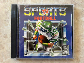 TV Sports Football • Turbo Grafx 16 (TG16) • NEC - COMPLETE Very Good Condition