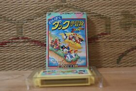 Wanpaku Duck no Yume Bouken w/box Japan Nintendo Famicom FC VG!