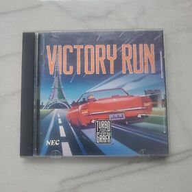 Victory Run TurboGrafx-16  Complete In Case w Manual Tested Working