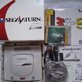 SEGA Saturn Main Unit HST-0019 + Grandia software F/S