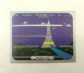 (Game Item) Mini Card, Famicom, City Connection, Menko, EX, 1985 Amada, Nintendo