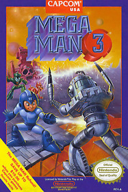 Mega Man 3 Nintendo Game NES Game Cover Art Poster 24x36 Inches