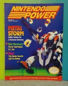 NES SNES N64 Nintendo Power ISSUE Vol 22 MAGAZINE Metal Storm GI Joe Star Tropic