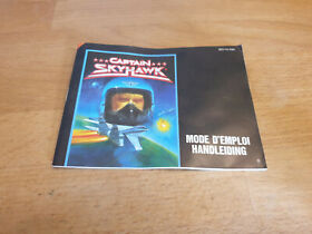 Captain Skyhawk Nintendo NES Anleitung Spielanleitung Manual FAH