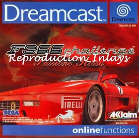 F355 Challenge Passione Rossa Dreamcast Front Inlay Only (High Quality)
