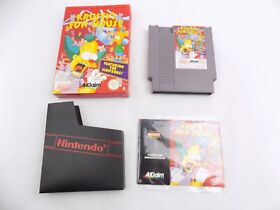 Boxed Nintendo Entertainment System NES Krusty's Fun House Featuring The Simp...