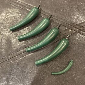 LEGO 7048 Dragon Parts Pieces Of The Dark Green Dragons Tail Horn Lot Of 5