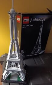 Lego The Eiffel Tower Architecture 21019 in box with instructions. 12x4x4"
