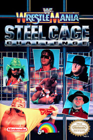 WWF Wrestlemania Steel Cage Challenge NES BOX ART POSTER MADE IN USA - NES196