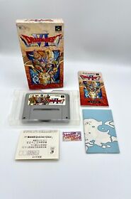 Dragon Quest VI Super NES Nintendo Famicom Boxed, Map reg card Tested US Seller 
