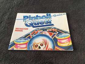 Notice Nintendo NES Pinball Quest USA Trés Bon état