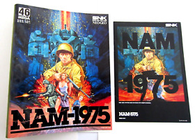 NAM 1975 - Insert + Manual - Neo Geo AES SNK (No Game)